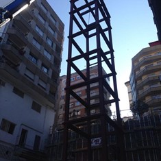estructura para ascensor